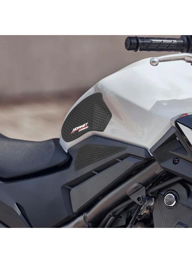 Black Fuel Tank Traction Pad Anti Slip Sticker For Honda CB500 Hornet 2024 2025 - Image 2